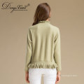 Wholesale Clothing 100% Australia Merino Wool Turtleneck Ladies Cable Knit Sweater